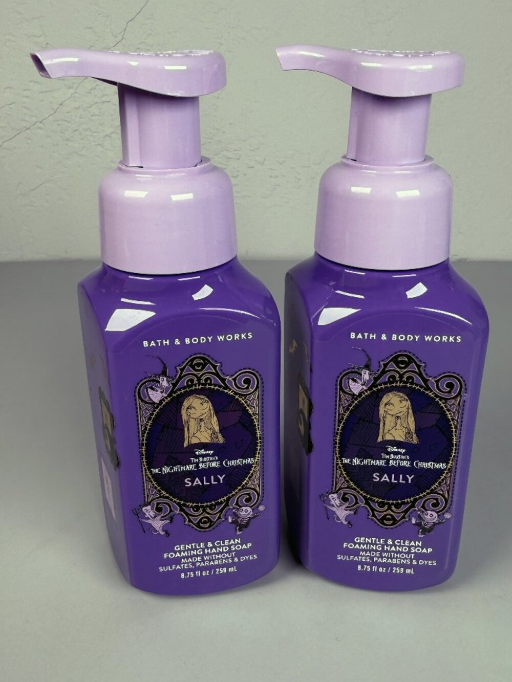 Nightmare Before Xmas Sally Foaming Hand Soap Bath & Body Works 8.75oz Lot of 2